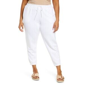 Vince Women’s Essential Joggers size 2X NWT White Minimalist Quiet Luxury